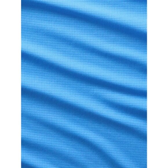 Athleta L Grid Knit Tee Cornflower Blue Large Regular - Picture 3 of 6